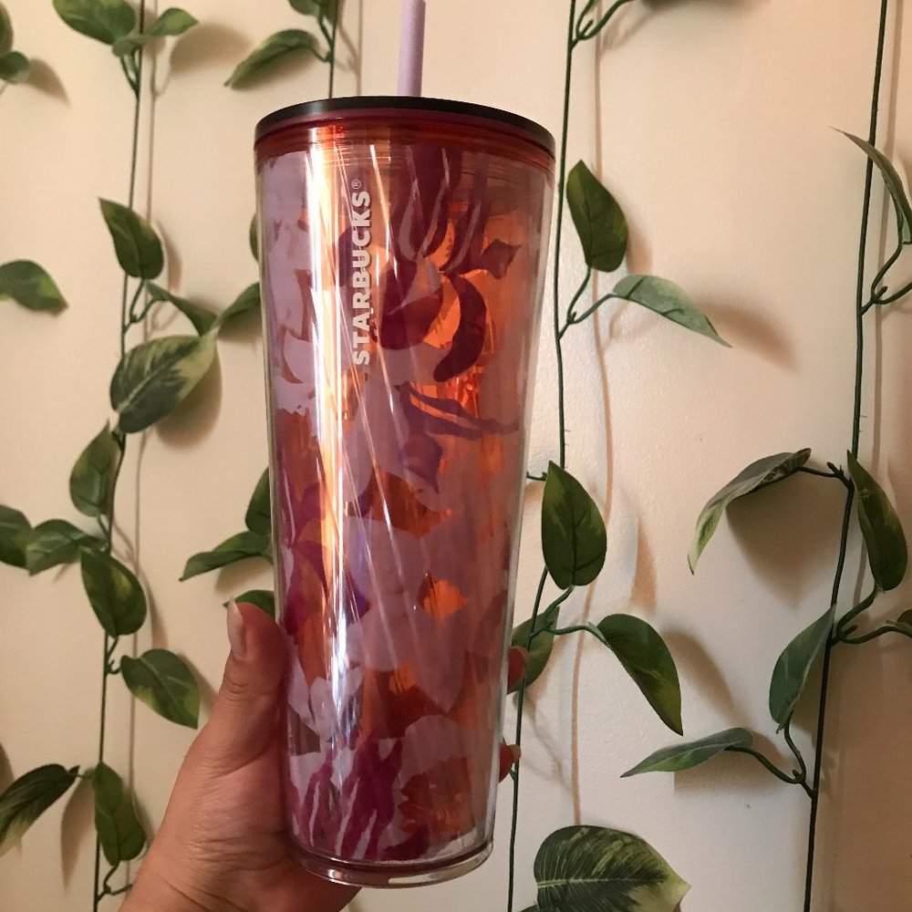 STARBUCKS FLORAL TUMBLER SPRING 2021(*)